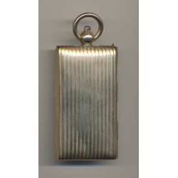 Porte Louis - 10 et 20 Francs Or - motif rayures - métal doré - Ref17