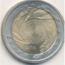 2€ Italie - 2004 - programme mondial alimentaire