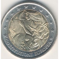 2€ Italie - 2005 - 1 an constitution européenne