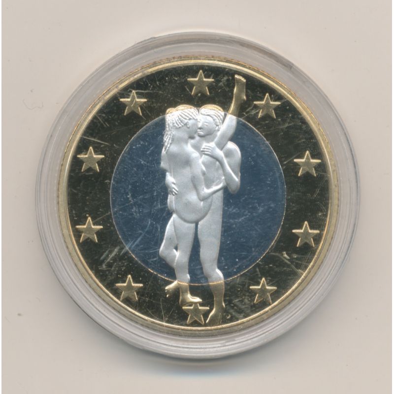 Médaille - Sex Euro N°3 - Kamasutra - 18+ adultes - Monnaies Médailles 17