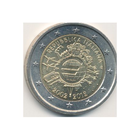 2€ Italie - 2012 - 10 ans euro