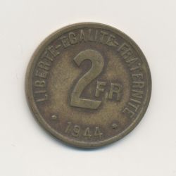 2 Francs France libre - 1944 - TTB