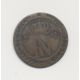 10 Centimes à l'N couronné - 1808 BB Strasbourg - TB