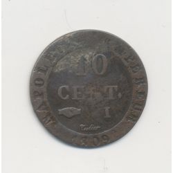 10 Centimes à l'N couronné - 1809 I Limoges - TB