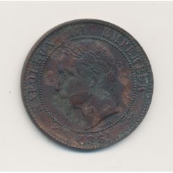 10 Centimes - 1861 K Bordeaux - Napoléon III Tête laurée - bronze - TB+