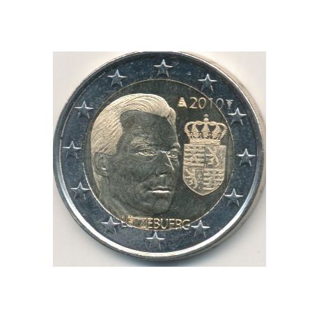 2€ Luxembourg 2010 - armoiries du grand-duc