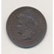 10 Centimes Cérès - 1870 A Paris - bronze - SPL