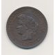 10 Centimes Cérès - 1870 A Paris - bronze - SPL