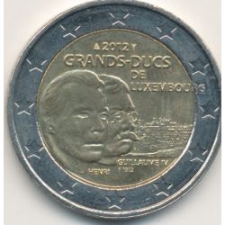 2€ Luxembourg 2012 - Henri et Guillaume IV