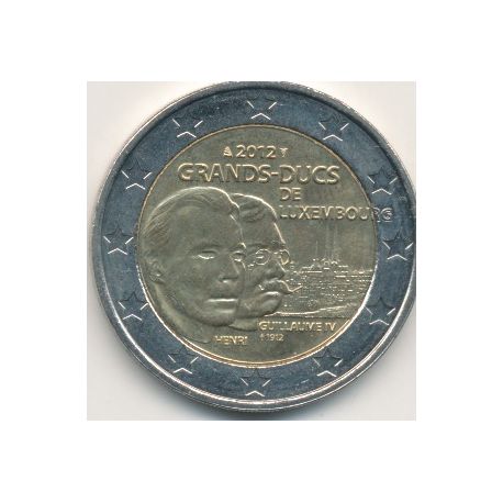 2€ Luxembourg 2012 - Henri et Guillaume IV