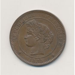 10 Centimes Cérès - 1885 A Paris - bronze - SUP+