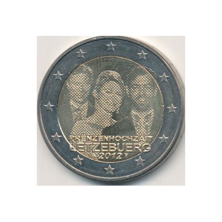 2€ Luxembourg 2012 - mariage princier