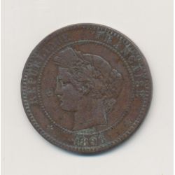 10 Centimes Cérès - 1896 A Paris - faisceau - bronze - TB