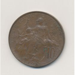 10 Centimes Dupuis - 1900 - bronze - TB/TTB