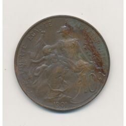 10 Centimes Dupuis - 1901 - bronze - SUP