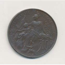 10 Centimes Dupuis - 1907 - bronze - SUP+