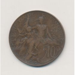 10 Centimes Dupuis - 1909 - bronze - TB