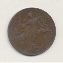 10 Centimes Dupuis - 1910 - bronze - TB