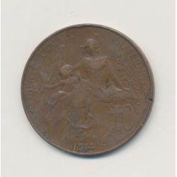 10 Centimes Dupuis - 1914 - bronze - TB/TTB