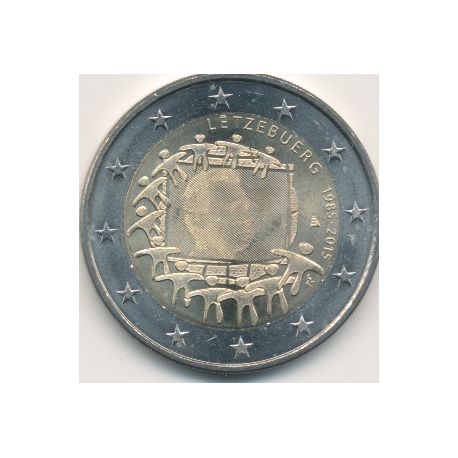 2€ Luxembourg 2015 - 30 ans drapeau européen