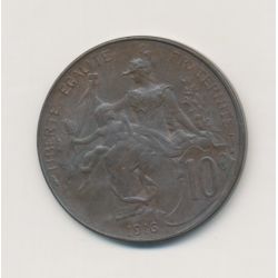10 Centimes Dupuis - 1916 étoile - bronze - SUP+