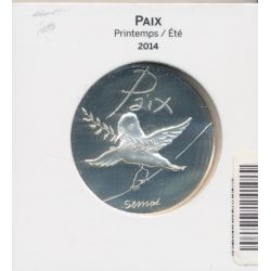 50 Euro Paix/Sempé - 2014 - Printemps/été - argent