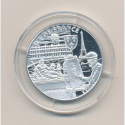 Médaille - Ile de France - argent 20g - Trésors de nos régions - 7.500 ex - 34mm - FDC