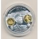 Médaille  - De Gaulle - 1 Franc Semeuse - 2000 ans d'histoire monétaire Français 