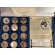 Coffret 12 Médailles - Collection Tresor d'Égypte - 41mm - cupronickel - avec coffret et certificats