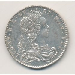 Jeton - Louis XV - buste habillé - Late cuncta profundit