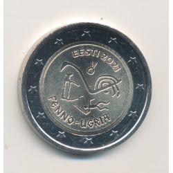 2€ Estonie 2021 - peuples peuples finno-ougriens
