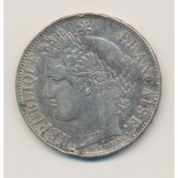 5 Francs Cérès - 1870 K Bordeaux - sans légende - TB