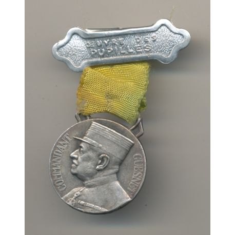 Médaille - Oeuvre pupilles des sapeurs pompiers - Commandant Guesnet 1936