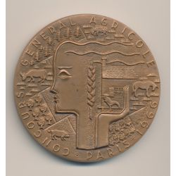 Médaille - Concours général agricole Paris - 1966 - bronze