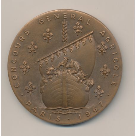 Médaille - Concours général agricole Paris - 1967 - bronze