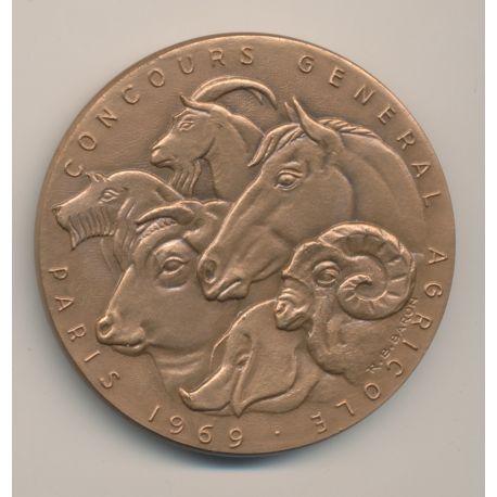 Médaille - Concours général agricole Paris - 1969 - bronze