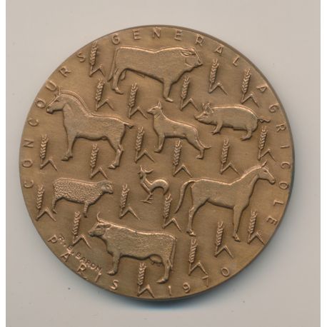 Médaille - Concours général agricole Paris - 1970 - bronze