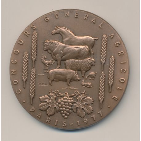 Médaille - Concours général agricole Paris - 1977 - bronze