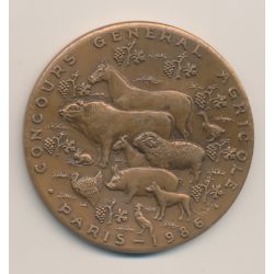 Médaille - Concours général agricole Paris - 1986 - bronze