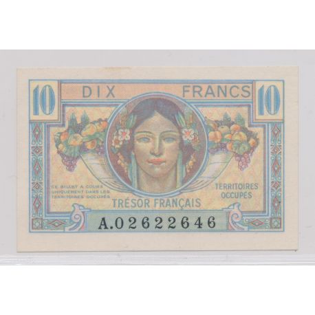 10 Francs Trésor Français - 1947 - SUP