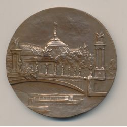 Médaille - Exposition philatélique internationale - 1975 - bronze - 73mm - TTB+