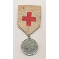 Médaille - Association dames françaises - 1879 - uniface - croix rouge
