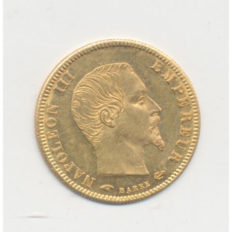 5 Francs Or - 1859 A Paris - Napoléon III Tête nue - SPL