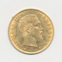 5 Francs Or - 1860 A Paris - Napoléon III Tête nue - SUP+