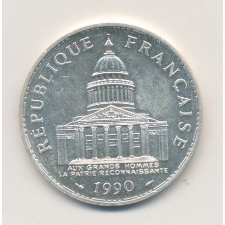 100 Francs Panthéon - 1990 - argent - SUP