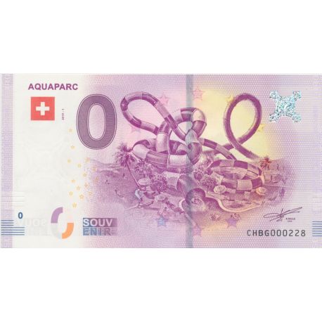 Billet 0€ - Suisse - Aquaparc - 2019-1 - N°228