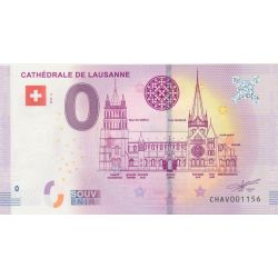 Billet 0€ - Suisse - Cathédrale de Lausanne - 2019-2 - N°1156