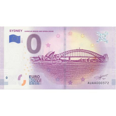 Billet 0€ - Australie - Sidney - 2019-1 - N°372