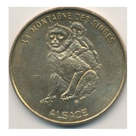 Dept67 - la montagne des singes N°1 - face simple - 1999