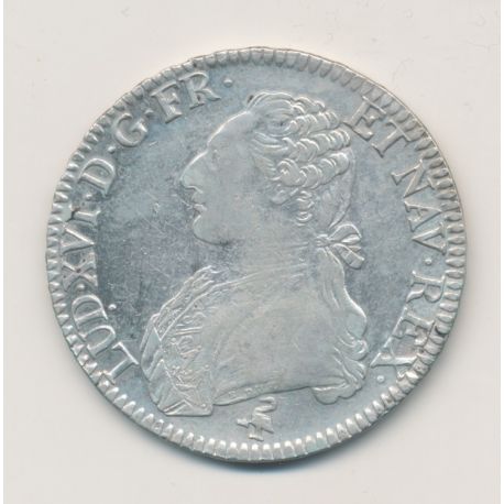 Louis XVI - Écu aux lauriers - 1790 A Paris - TB+